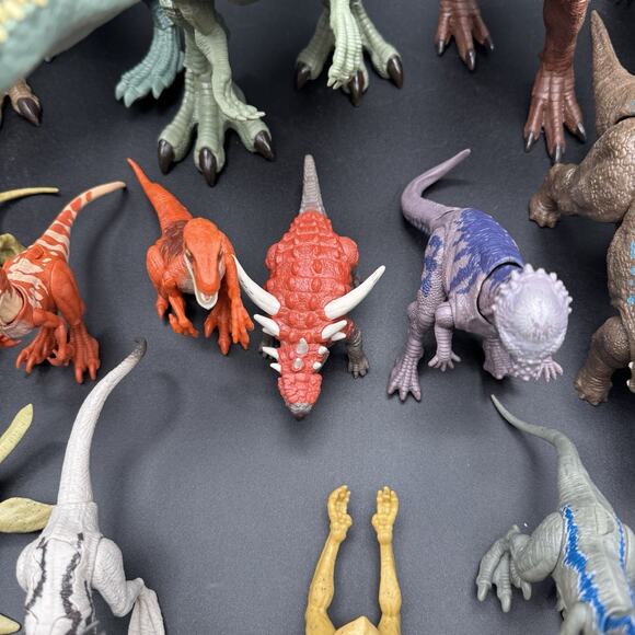 Huge Lot Of Jurassic World Dinosaurs Figures Collection Lot Of 23 Pre Owned - Picture 5 of 8